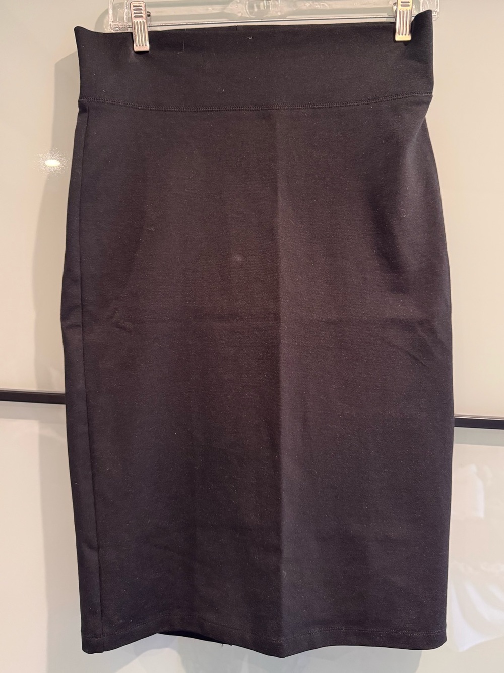 Classic Black Pencil Skirt - Sleek Office & Everyday Staple